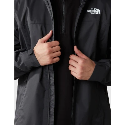 Afbeelding van The North Face Fornet Jas Heren Asphalt Grey TNF White S