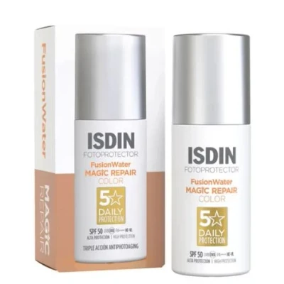 Afbeelding van Isdin Fusion Water Magic Repair SPF Crème 50ml