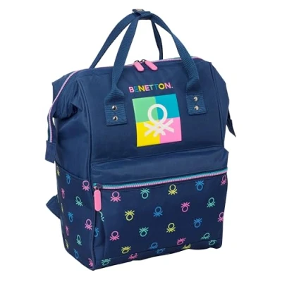 Afbeelding van Laptoptas Benetton Cool Marineblauw 27 x 40 19 cm