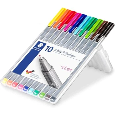 Afbeelding van triplus fineliner Box 10 st