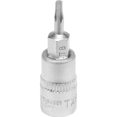 Afbeelding van YATO YT 04301 Steeksleutelelement Torx DIN3120 T8 gereedschapsstaal