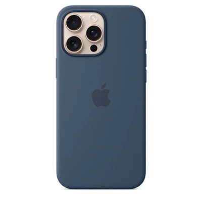 Image de Apple Cover Iphone 16 Pro Max Silicone Magsafe Denim (myyu3zm/a)