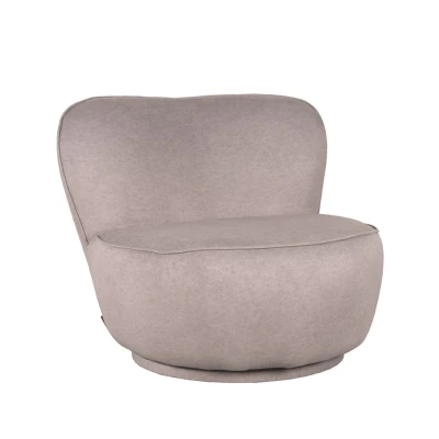 Afbeelding van LABEL51 Fauteuil Bunny Taupe Microfiber