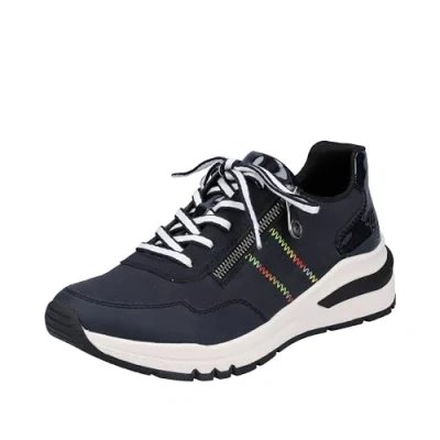 Afbeelding van Rieker M6601 Sneakers voor dames, Blauw