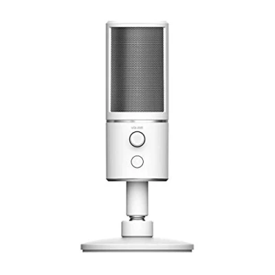 Image de Razer Seiren X Microphone à Condensateur pour eux Vidéo (Amortisseur de Chocs Intégré Streaming Qualité Professionnelle) Mercury