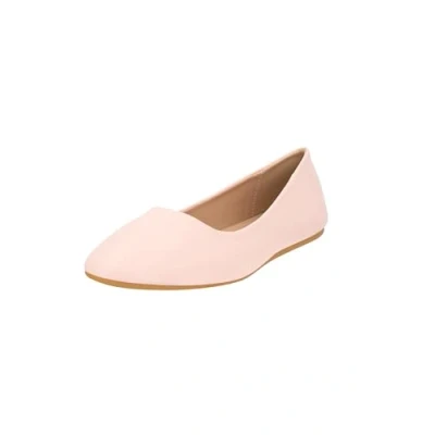 Afbeelding van Elara Chunkyrayan comfortabele ballerina voor dames, wit, Roze Berlijn