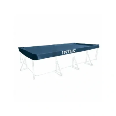 Afbeelding van Intex Rectangular Frame 450 X 220 Pool Cover Afdekzeil Blauw Zwembad Accessoires