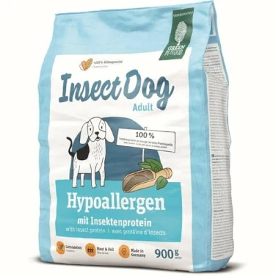 Afbeelding van 900g Green Petfood InsectDog hypoallergeen droog hondenvoer