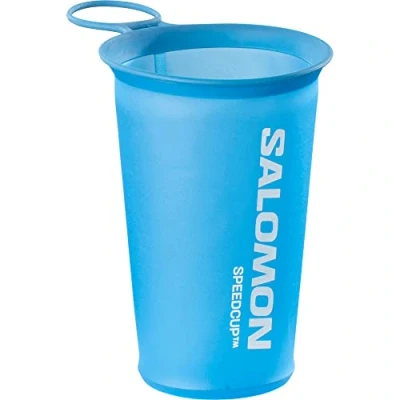 Image de Salomon Soft Cup Speed 150 ml/5 oz Taxe unisexe, accès facile, pliable et stockable, sans PVC ni bisphénol A, Clear Blue