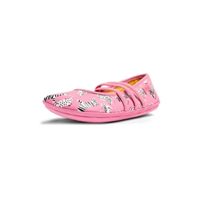Afbeelding van Camper Right Ballerina&#039;s met enkelbandjes voor kinderen, Maat: 34, Rosa Leer