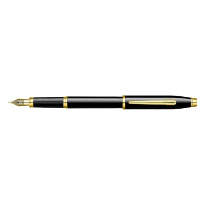 Afbeelding van Cross, zz3_ARCHIV_Pen_to_pen, Vulpen Century II zwart gelakt, in geschenkverpakking, F penpunt
