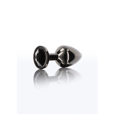 Afbeelding van Buttplug With Diamond Jewel M Zwart