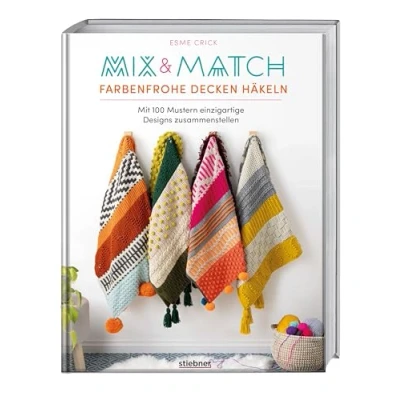 Afbeelding van Mix &amp; Match Farbenfrohe Decken häkeln