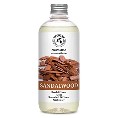 Afbeelding van Kamer Geur Navulling Sandelhout 500 ml Reed Diffuser Olie voor Geurverspreider Fragrancing Aroma