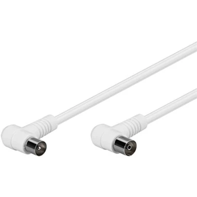 Afbeelding van Goobay Schuine antennekabel (80 dB), dubbel afgeschermd