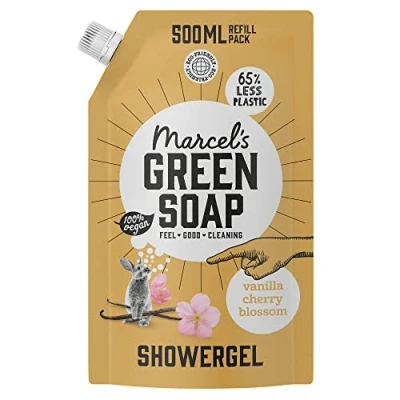 Afbeelding van 2+2 gratis2+2 gratis: Marcel&#039;s Green Soap Shower Gel Navulling Argan &amp; Oudh 500 ml