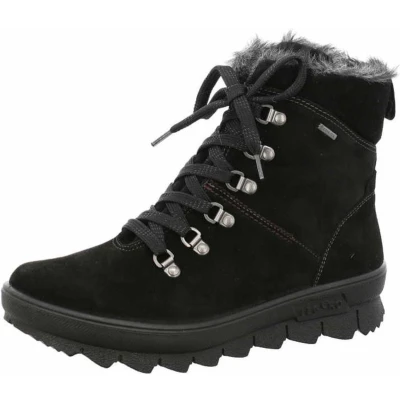 Afbeelding van Legero Snowboots Schwarz (schwarz), Dames, Maat: 41, (schwarz) Veloursleer