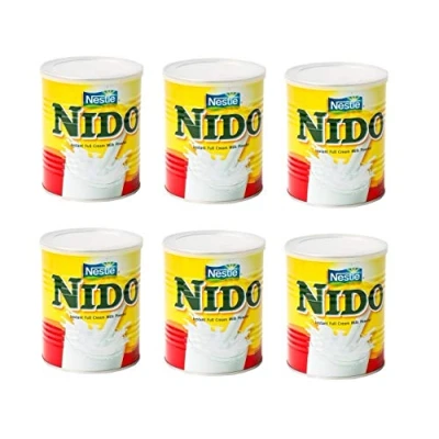 Afbeelding van Nido Instant Full Cream Powder Volle Melkpoeder, Nestle 6 x 400 g, 2,4 kg (6 g)