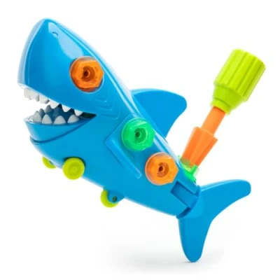 Afbeelding van Learning Resources Haai Design &amp; Drill, speelgoed voor kinderen vanaf 3 jaar, motorvaardigheden, constructie en kleuterschool, meerkleurig, EI 4178
