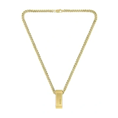 Afbeelding van BOSS Ketting goldcoloured, Heren, Maat: One Size, Gold coloured