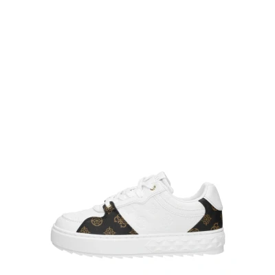 Afbeelding van Guess Fiena Sneakers laag, Dames, Maat: 35, White/brown Pu