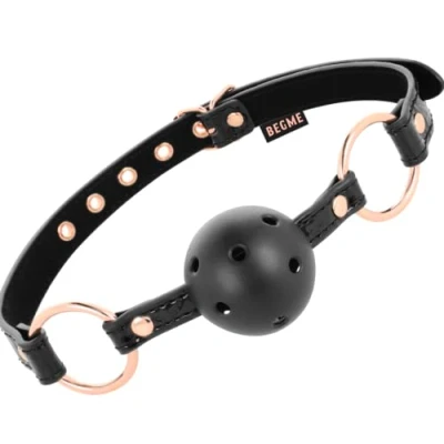 Afbeelding van Begme Black Edition Ball Gag Vegan Leather