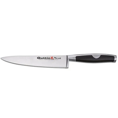 Afbeelding van Quttin Moaré professionele keukenmes 15 cm RVS zwart