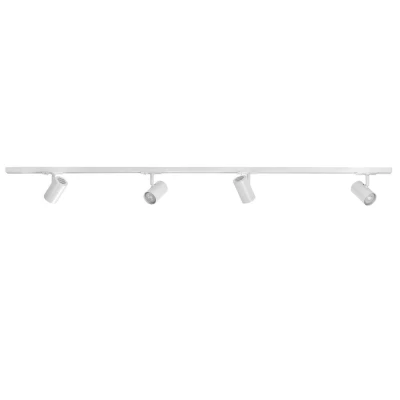 Afbeelding van Railsysteem Trackline 150cm Wit incl. 4 Cilinder Spots