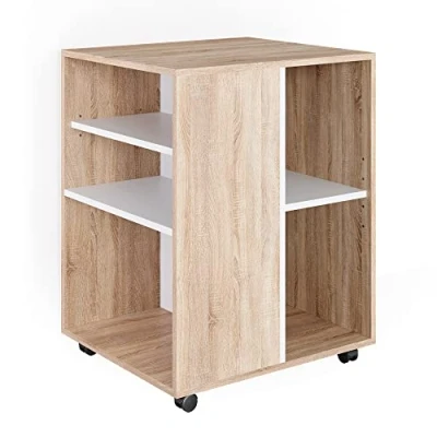 Afbeelding van Vicco Rolcontainer , Sonoma/Wit, 59.4 x 52.6 cm