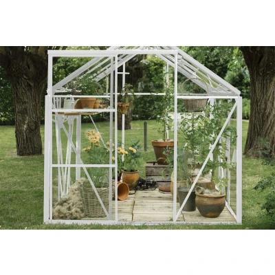 Afbeelding van Tuinkas Kate IV 192x375 cm Wit