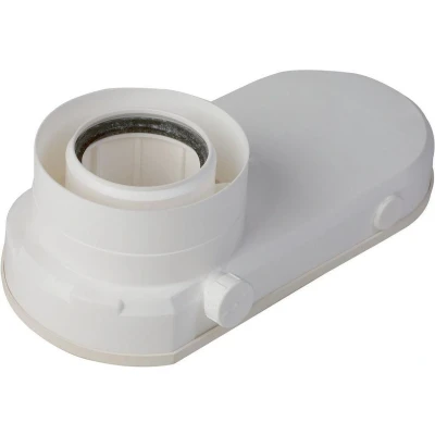 Afbeelding van Remeha Avanta Ø60/100 concentrische rookgasadapter. Artikelnr: S59291