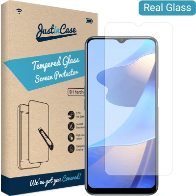 Afbeelding van Just in Case Gehard Glas Clear Screenproector Oppo A54s