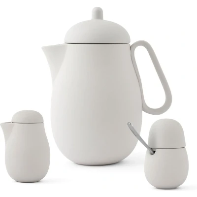 Afbeelding van Viva Scandinavia Nina Theeset Theepot 900 ml Melkkan &amp; Suikerpot Wit