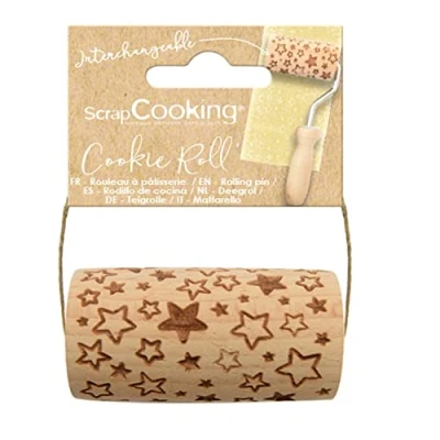 Afbeelding van ScrapCooking Star Embossing Rolling Pin