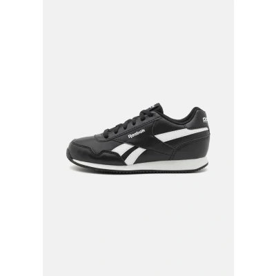Afbeelding van Reebok Classic Royal CL JOG 3.0 Unisex Sneakers laag voor kinderen, Maat: 18, Black/footwear white Imitatieleer/ textiel