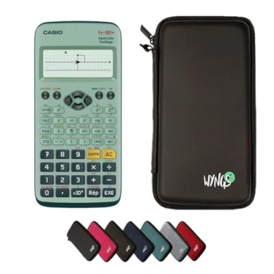 Afbeelding van Casio FX 92+ Spéciale collège + WYNGS beschermhoes voor