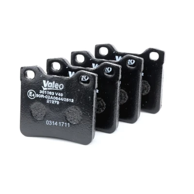 Afbeelding van VALEO 301063 Remblokkenset FIRST Achteras Excl. slijtage waarschuwingscontact Zonder anti kreukplaat PEUGEOT: 406 Estate, 607 Saloon, Coupe