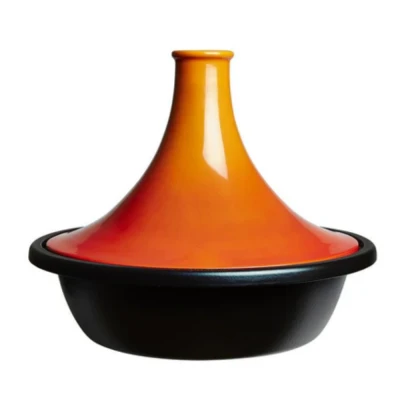Afbeelding van Le Creuset Gietijzeren Tajines In Oranjerood 31cm 3,7l