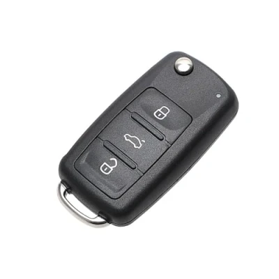 Afbeelding van Fob vervangende opvouwbare autosleutelhoes voor VW Golf Mk6 T1guan Polo Passat CC Seat Skoda Octavia 3 knoppen