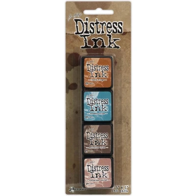 Afbeelding van Ranger Distress Mini Ink Kit 6 TDPK40361 Tim Holtz