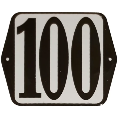 Afbeelding van Huisnummer standaard nummer 100 Warentuin Mix