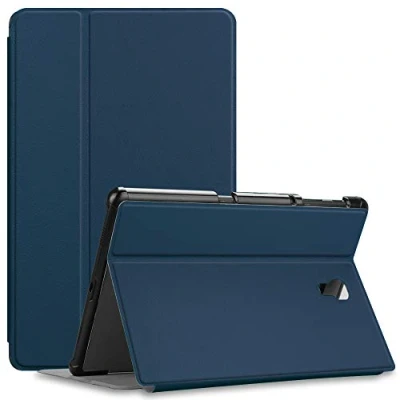 Afbeelding van FINTIE Beschermhoes voor Samsung Galaxy Tab A 10,5 inch 2018 SM T590/T595 tablet met meerdere hoeken, automatische slaap/wekfunctie, marineblauw