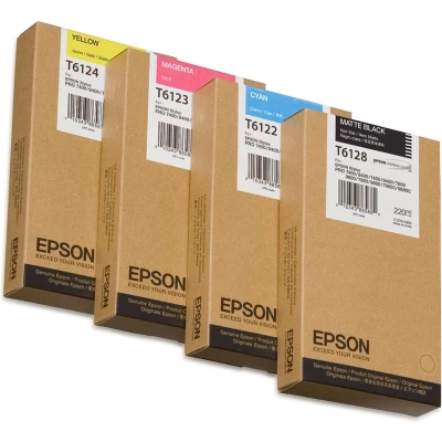 Afbeelding van Epson T6124 (C13T612400) Inktcartridge Geel