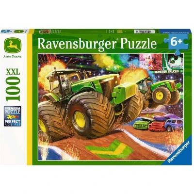 Afbeelding van Ravensburger puzzel John Deere big wheels legpuzzel 100 stukjes