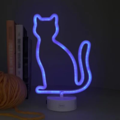 Image de Lampe à effet néon Legami Chat