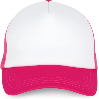 Afbeelding van K up Trucker Pet 5 panelen KP111 White / Fuchsia