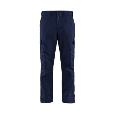 Afbeelding van Blaklader Industrie werkbroek stretch 1444 1832 Marineblauw/Korenblauw D128