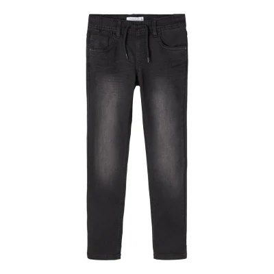 Afbeelding van Name it Nkmrobin Slim fit jeans voor kinderen, Maat: 140, Black denim