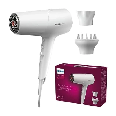 Afbeelding van Philips Series 5000 BHD500/20 Föhn met diffuser Wit/Metallic