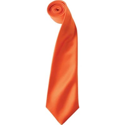 Afbeelding van Premier &#039;Colours&#039; Satin Tie PR750 orange